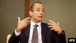 El director presidente de Odebrecht, Marcelo Bahia Odebrecht, durante una entrevista con Efe. 